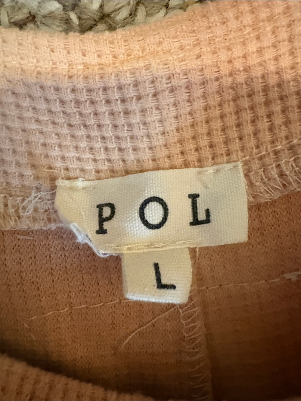 Peach Patchwork Overalls - Vintage-Inspired - Picture 2 of 4